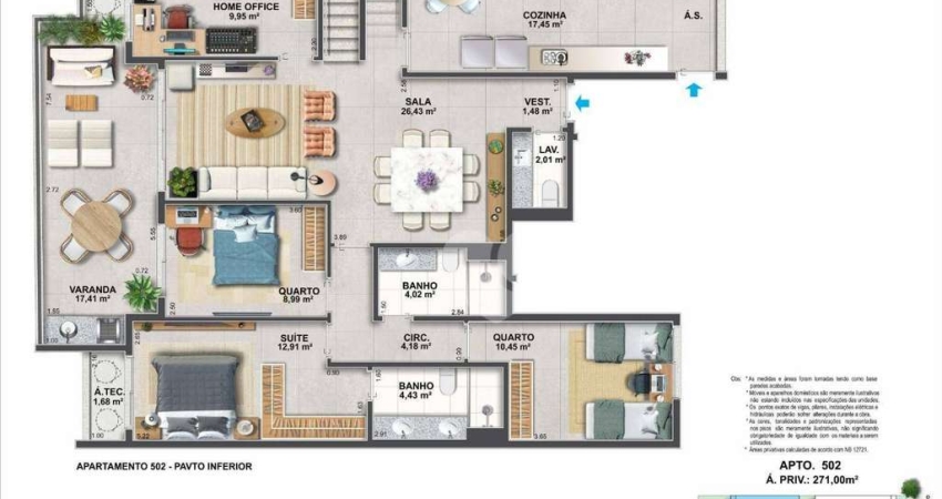Apartamento Duplex com 4 dormitórios à venda, 271 m² por R$ 3.390.000,00 - Botafogo - Rio de Janeiro/RJ