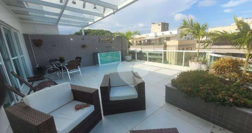 Cobertura com 3 quartos, 3 suítes à venda, 199 m² por R$ 1.390.000 - Recreio dos Bandeirantes
