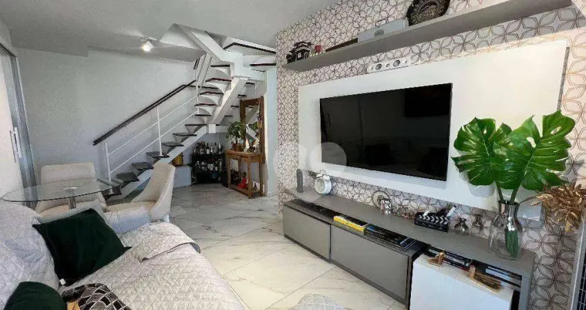 Cobertura com 3 dormitórios à venda, 154 m² por r$ 990.000,00 - recreio dos bandeirantes - rio de janeiro/rj