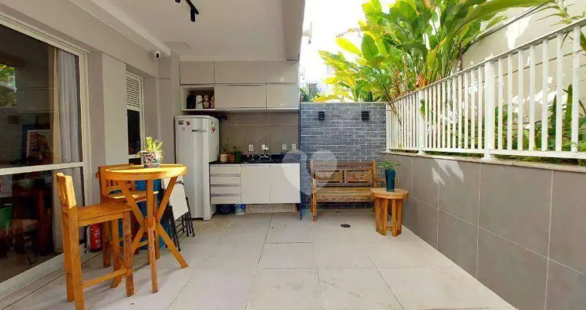 Apartamento Garden com 2 quartos à venda, 81 m² por R$ 1.600.000 - Botafogo - Rio de Janeiro/RJ