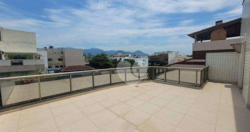 Carlos Galhardo Cobertura com 4 quartos, 2 suítes  para alugar, 288 m² por R$ 8.389/mês - Recreio dos Bandeirantes - Rio de Janeiro/RJ