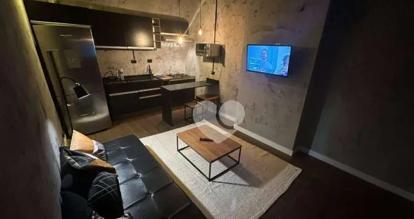 Flat com 1 Quarto à venda, 35 m² por R$ 425.000 - Laranjeiras - Rio de Janeiro/RJ