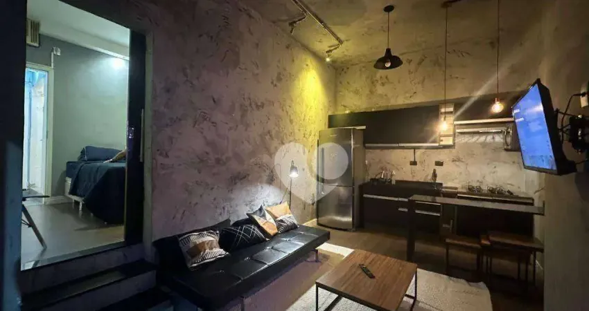 Flat com 1 quarto à venda, 35 m² por r$ 425.000 - laranjeiras - rio de janeiro/rj