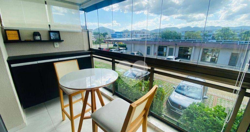 Apartamento com 1 quarto à venda, 57 m² por R$ 600.000 - Recreio dos Bandeirantes - Rio de Janeiro/RJ