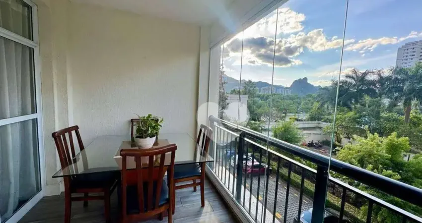 Condomínio Maayan - Apartamento reformado com vista livre para Montanhas. 3 Quartos sendo 1 Suíte. Planejados da Madeirol. Barra da Tijuca
