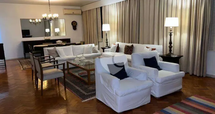 Apartamento com 3 dormitórios à venda, 201 m² por r$ 1.850.000,00 - copacabana - rio de janeiro/rj