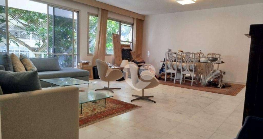 Apartamento Incrível com 3 quartos, 2 vagas e  1 quadra da praia do Leblon, com 165m²