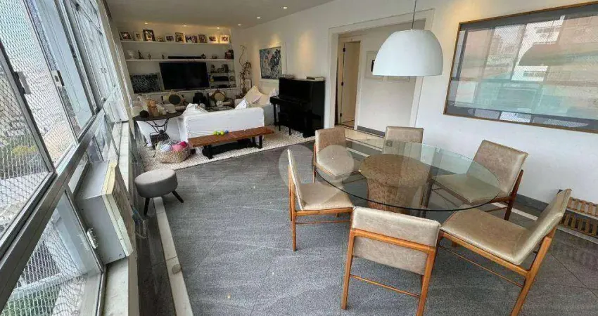 Apartamento com 3 quartos sendo 1 suíte, à venda, 134 m² por R$ 4.300.000 - Leblon - Rio de Janeiro/RJ