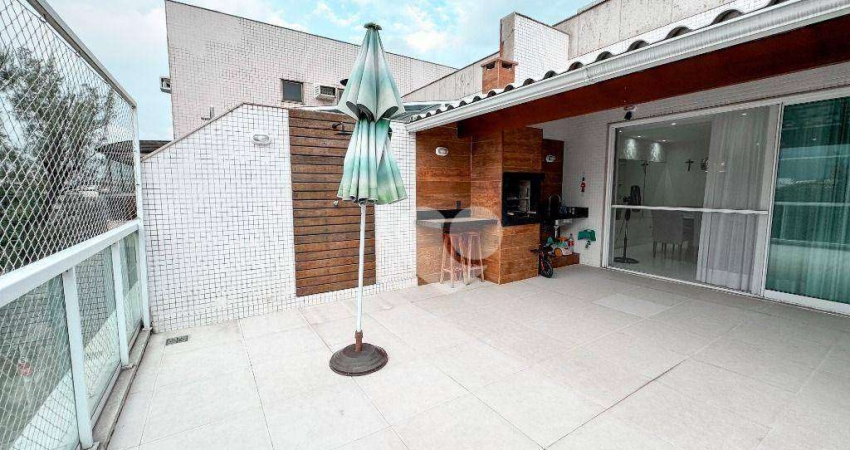 Cobertura com 3 quartos à venda, 196 m² por R$ 1.950.000 - Recreio dos Bandeirantes - Rio de Janeiro/RJ