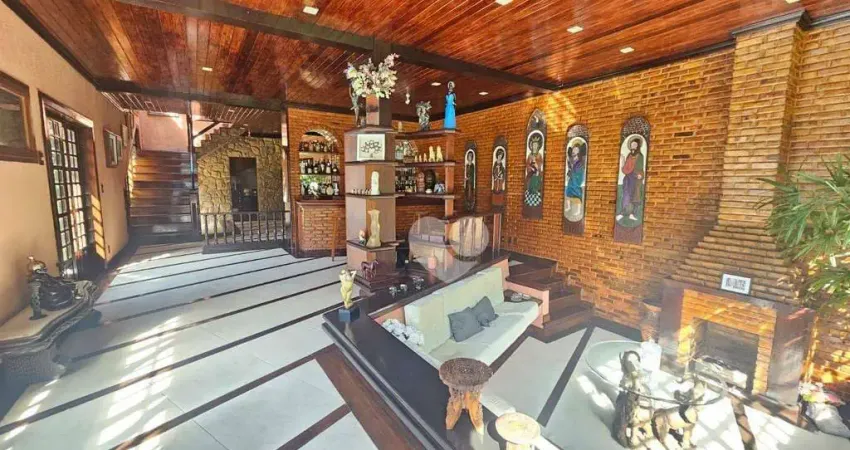 Mansão no maramar com 5 suítes à venda, 507 m por r$ 3.800.000 - recreio dos bandeirantes - rio de janeiro/rj