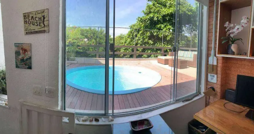 Cobertura com 3 dormitórios à venda, 202 m² por r$ 2.200.000,00 - barra da tijuca - rio de janeiro/rj