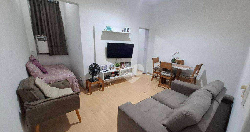 Apartamento com 1 quarto, dependências completas e 51 m², à venda no Catete, Rio de Janeiro/RJ