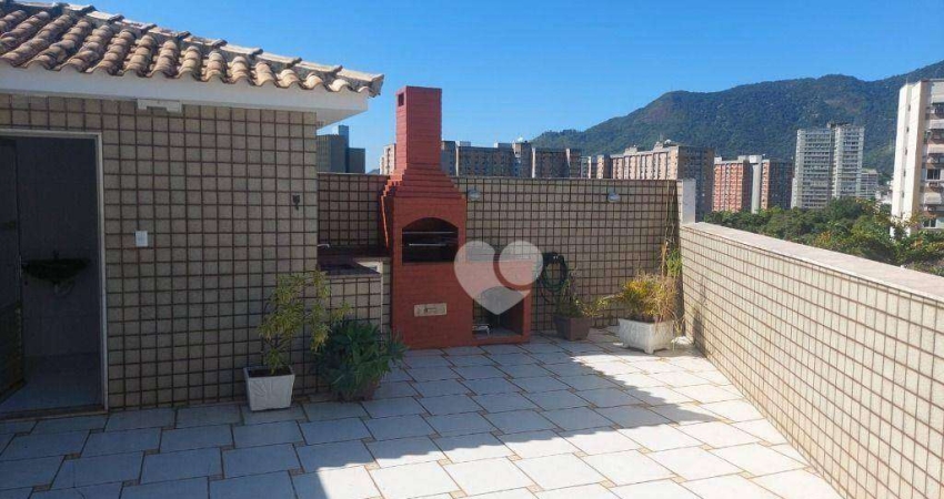Grajaú, junto ao Lgo do Verdun Cobertura duplex com 160m² com terração, churrasqueira , 2 vagas, $890.000,00 Grajaú- RJ