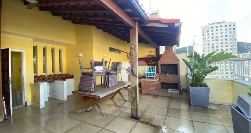 Cobertura com 3 quartos à venda, 191 m² por R$ 2.000.000 - Laranjeiras - Rio de Janeiro/RJ