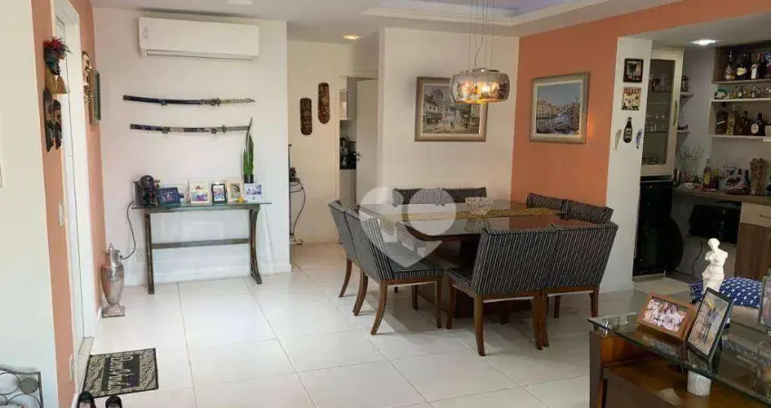 Apartamento com 3 suites à venda, 192 m² por r$ 2.400.000 - barra da tijuca - rio de janeiro/rj