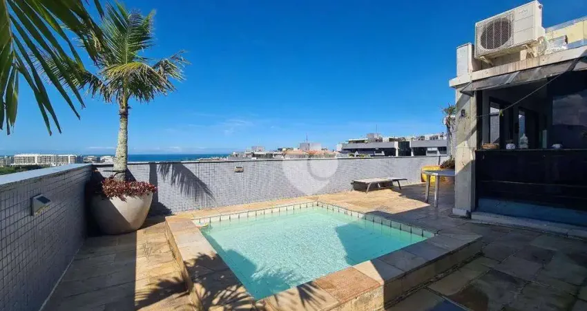 Cobertura  com 3 quartos à venda, 191 m² por r$ 2.250.000 - barra da tijuca - rio de janeiro/rj