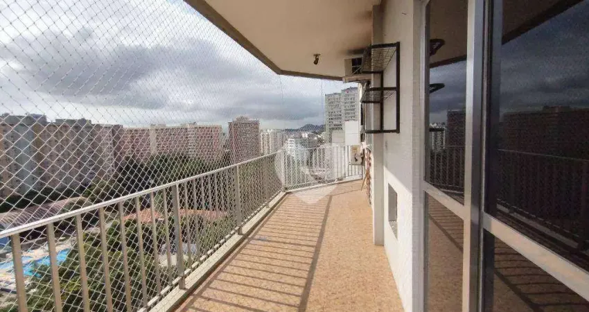 Apartamento com 3 quartos à venda, 105 m² - grajaú - rio de janeiro/rj