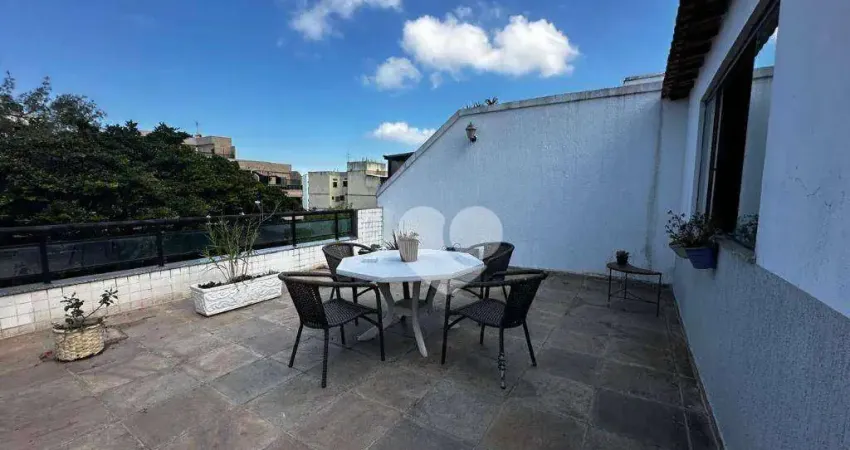 Cobertura à venda, 291 m² por r$ 840.000,00 - recreio dos bandeirantes - rio de janeiro/rj