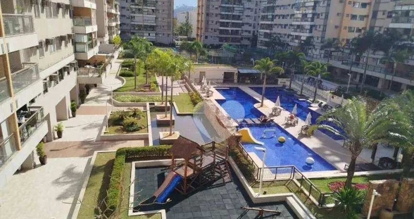LOPES ENJOY VENDE – Lindo apartamento de 3 quartos no Condomínio Park Premium, Recreio dos Bandeirantes