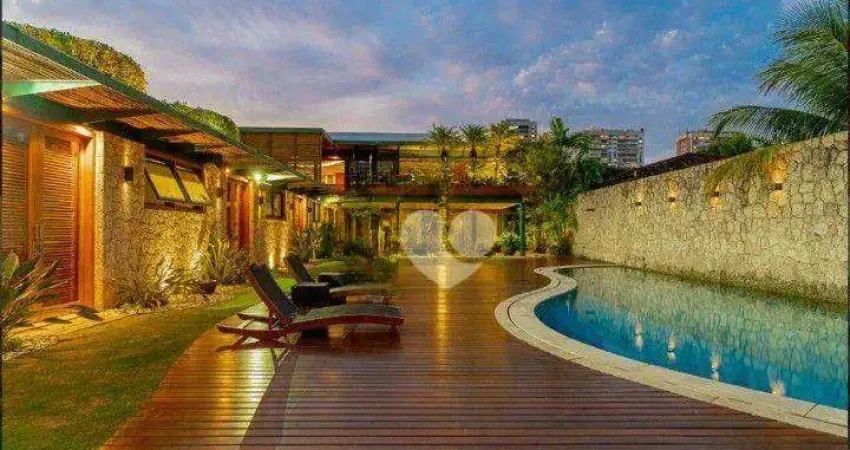 Casa com 7 dormitórios à venda, 1243 m² por r$ 15.000.000,00 - barra da tijuca - rio de janeiro/rj