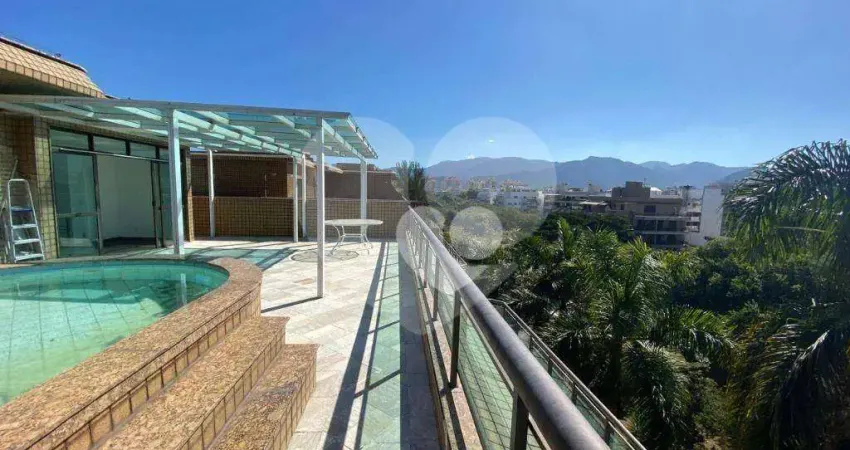 Cobertura com 5 quartos à venda, 389 m² por r$ 1.400.000 - recreio dos bandeirantes - rio de janeiro/rj