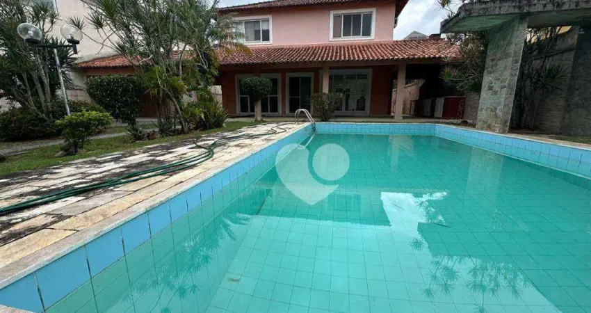 Casa com 4 suítes à venda, 495 m² por r$ 3.200.000 - recreio dos bandeirantes - rio de janeiro/rj