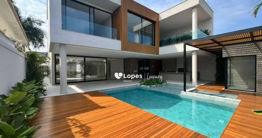 Casa alto padrão com 5 suítes, condomínio del lago, barra da tijuca, rj