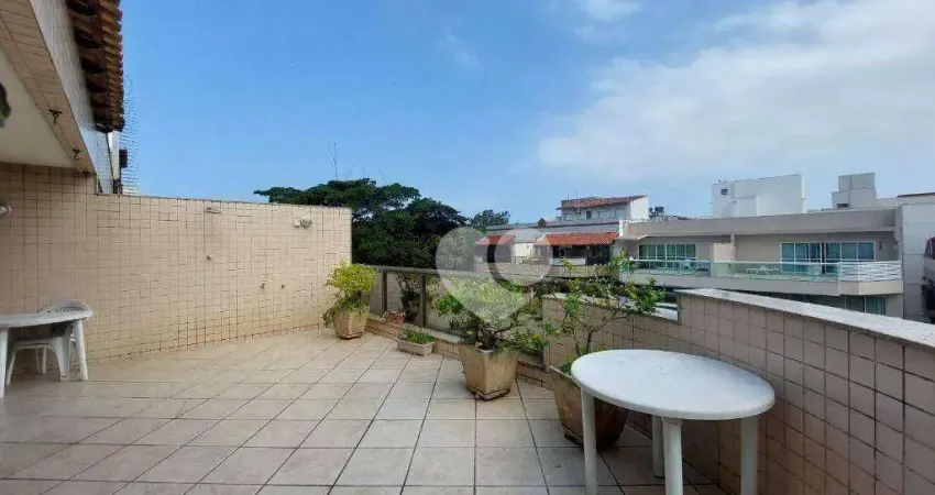 Cobertura com 3 quartos à venda, 182 m² por r$ 1.000.000 - recreio dos bandeirantes - rio de janeiro/rj