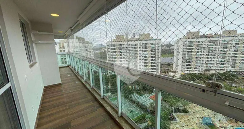 Apartamento com 3 quartos à venda, 101 m² por r$ 860.000 - recreio dos bandeirantes - rio de janeiro/rj