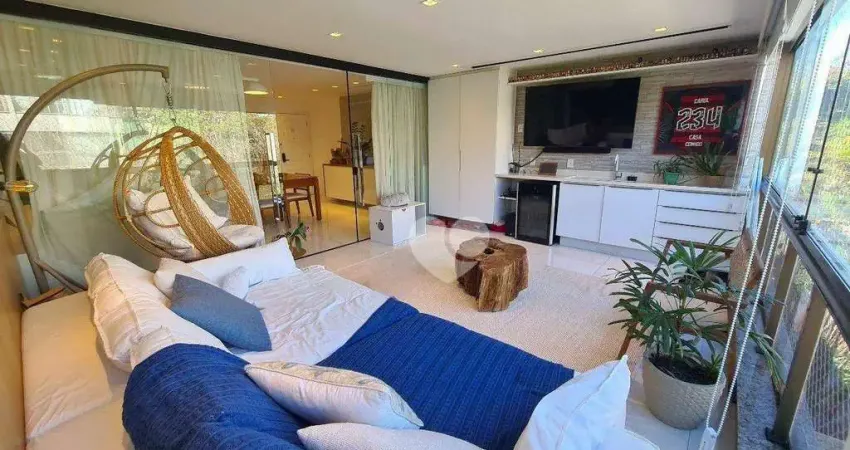Apartamento com 3 quartos à venda, 134 m² por r$ 2.000.000 - jardim oceânico - rio de janeiro/rj