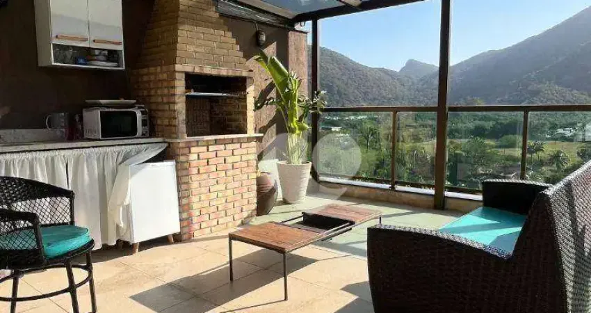 Cobertura com 4 quartos à venda, 140 m² por r$ 1.200.000 - recreio dos bandeirantes - rio de janeiro/rj