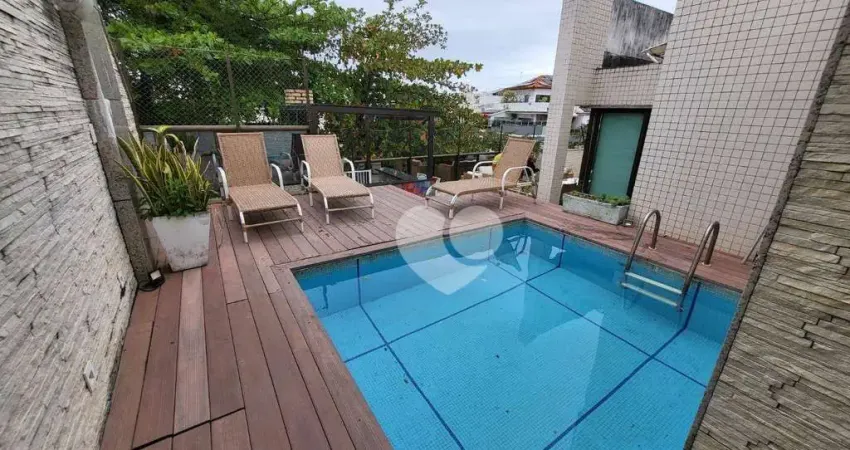 Cobertura com 4 quartos à venda, 562 m² por r$ 5.500.000 - jardim oceânico - rio de janeiro/rj