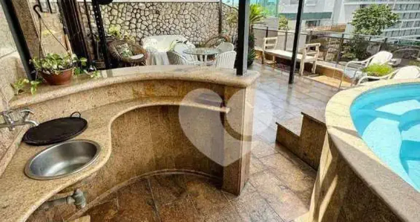 Cobertura com 5 quartos à venda, 336 m² por r$ 4.500.000 - barra da tijuca - rio de janeiro/rj