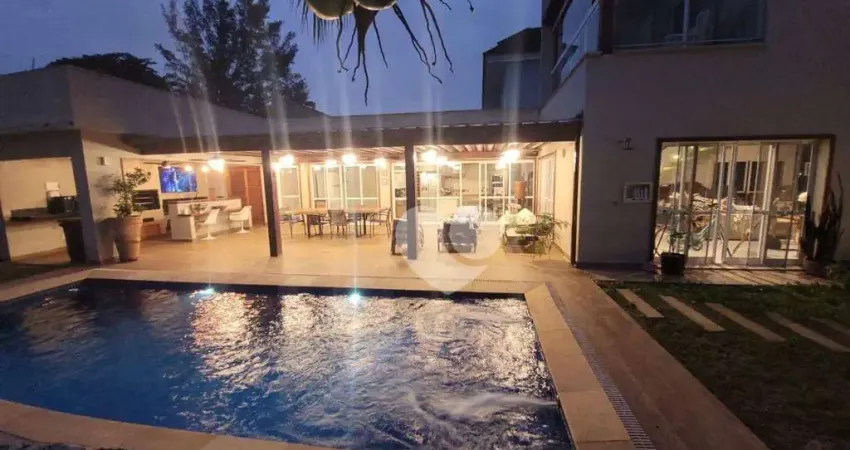 Casa com 4 quartos à venda, 394 m² por r$ 6.800.000 - barra da tijuca - rio de janeiro/rj