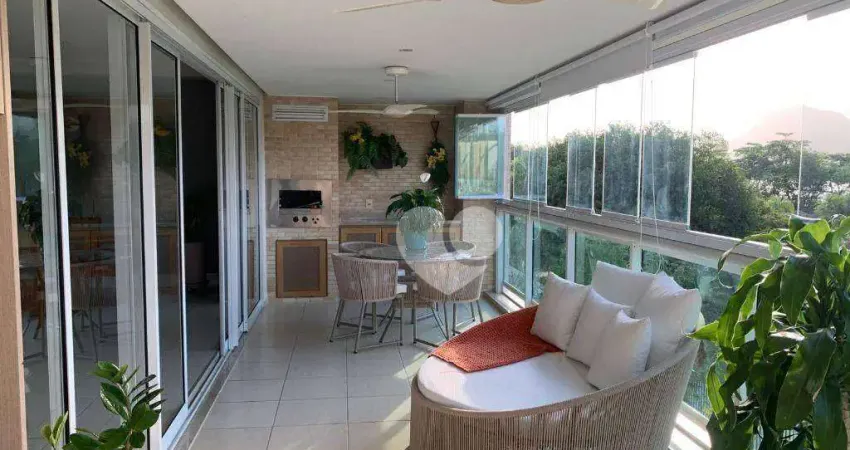 Apartamento com 4 suites à venda, 226 m² por r$ 2.800.000 - barra da tijuca - rio de janeiro/rj