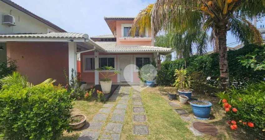 Casa com 4 qurtos à venda, 128 m² por r$ 1.200.000 - recreio dos bandeirantes - rio de janeiro/rj