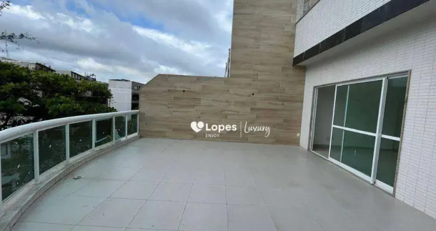 Cobertura com 3 quartos (suítes) à venda, 370 m² por r$ 1.950.000 - recreio dos bandeirantes - rio de janeiro/rj