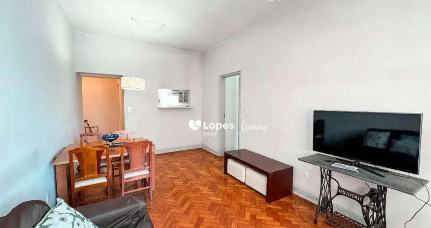 Apartamento com 1 quarto espaçoso + dependência completa à venda, 74 m²- senador vergueiro- flamengo - rio de janeiro/rj