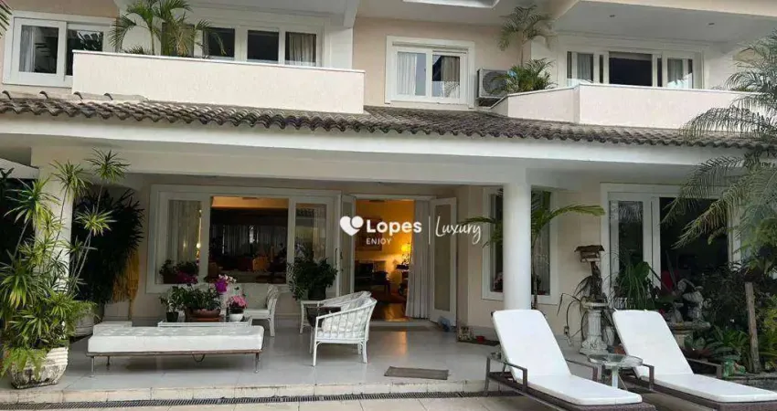 Casa com 4 suítes à venda, 536 m² por r$ 4.200.000 - barra da tijuca - rio de janeiro/rj