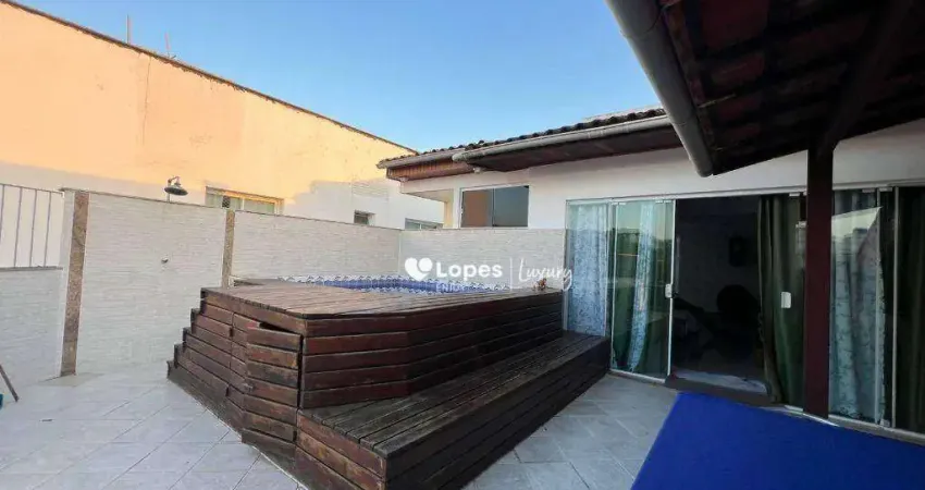 Cobertura com 3 dormitórios à venda, 156 m² por r$ 1.200.000,00 - recreio dos bandeirantes - rio de janeiro/rj