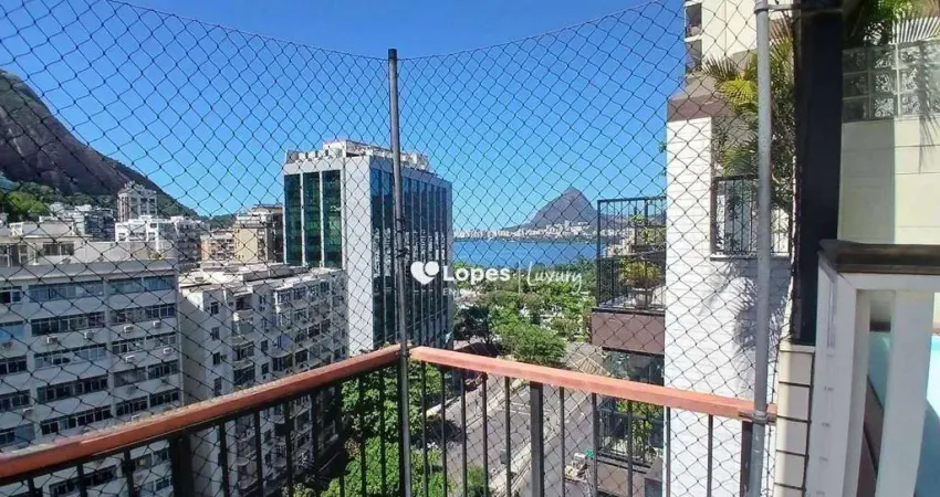 Cobertura com 4 dormitórios à venda, 179 m² por r$ 3.000.000,00 - humaitá - rio de janeiro/rj