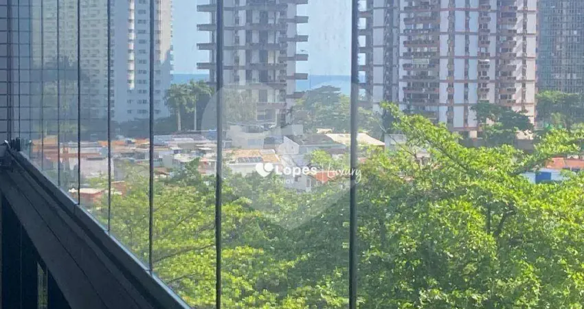 Apartamento com 2 quartos e dependência à venda, 97 m² por r$ 1.450.000 - barra da tijuca - abm