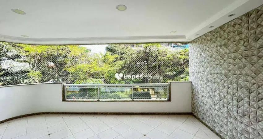 Apartamento com 3 quartos para alugar, 124 m² por r$ 6.151/mês - recreio dos bandeirantes - rio de janeiro/rj