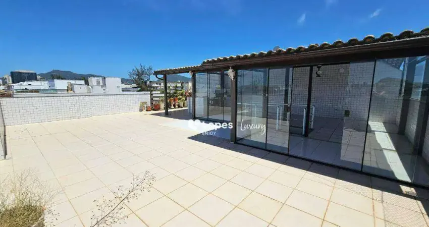 Cobertura com 3 suítes à venda, 292 m² por r$ 1.200.000 - recreio dos bandeirantes - rj