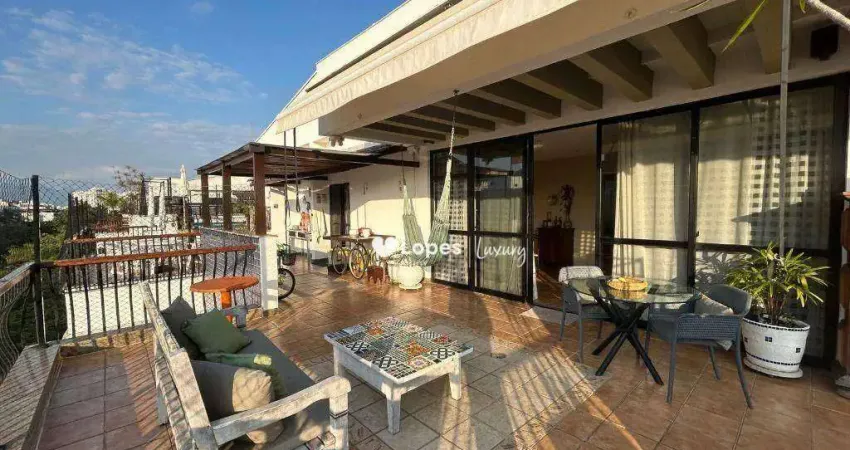 Cobertura com 4 dormitórios para alugar, 236 m² por r$ 10.223,64/mês - recreio dos bandeirantes - rio de janeiro/rj