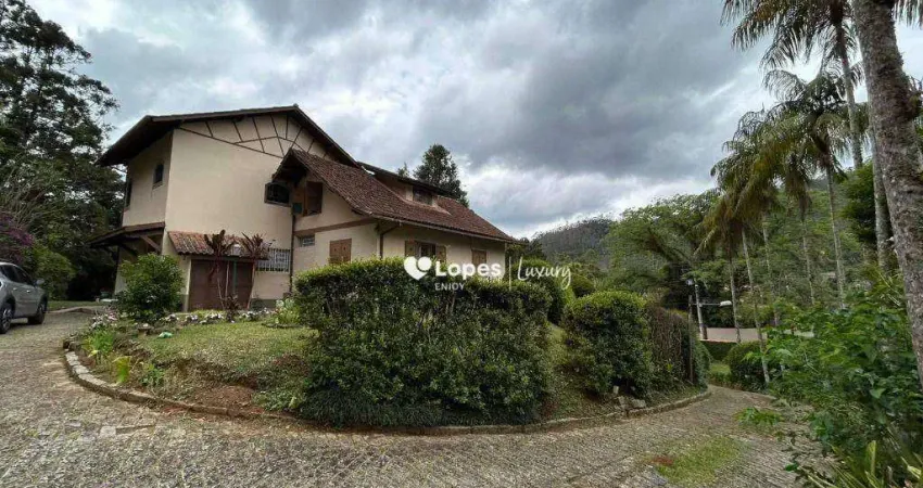 Casa com 5 dormitórios à venda, 320 m² por r$ 3.500.000,00 - varginha - nova friburgo/rj