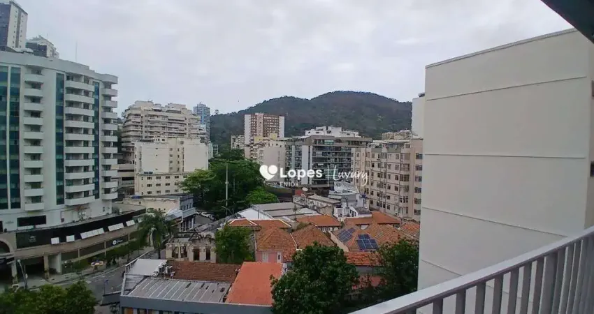 Apartamento com quarto e sala com varanda à venda, 73 m² por r$ 900.000 - botafogo - rio de janeiro/rj