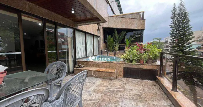 Apartamento com 3 quartos à venda, 176 m² por r$ 2.200.000 - recreio dos bandeirantes - rio de janeiro/rj