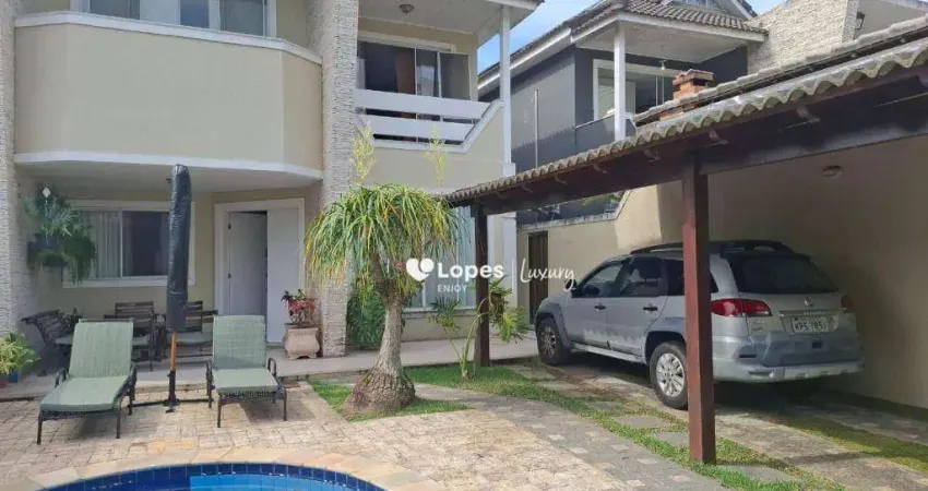 Casa com 4 dormitórios à venda, 240 m² por r$ 2.800.000,00 - barra da tijuca - rio de janeiro/rj