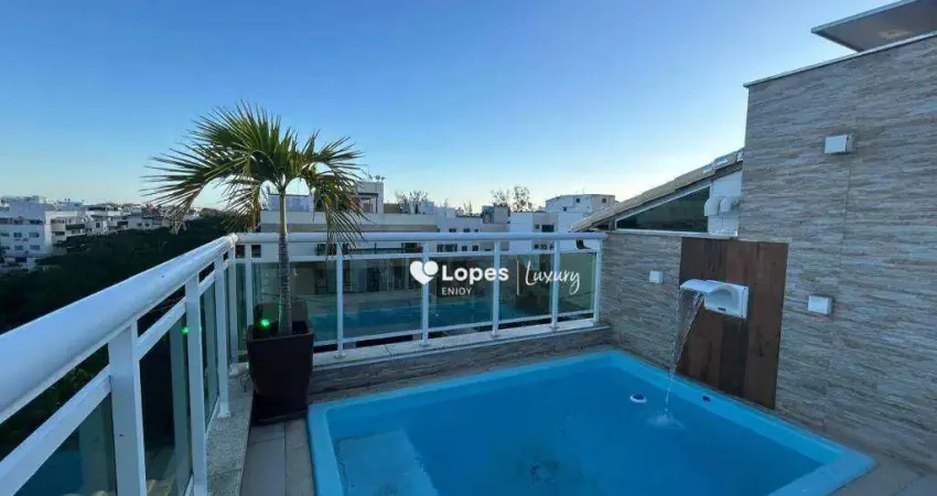 Cobertura com 3 quartos à venda, 237 m² por r$ 1.300.000 - recreio dos bandeirantes - rio de janeiro/rj